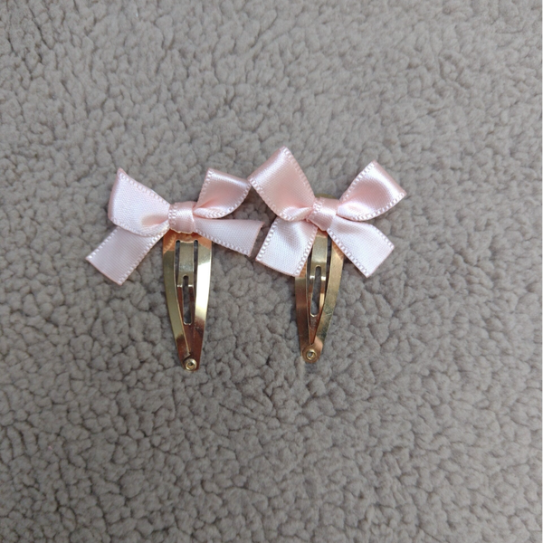 Klikklak Speldjes Satijnen Strik Roze