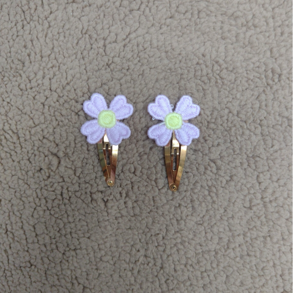 Klikklak Speldjes Bloem Lila