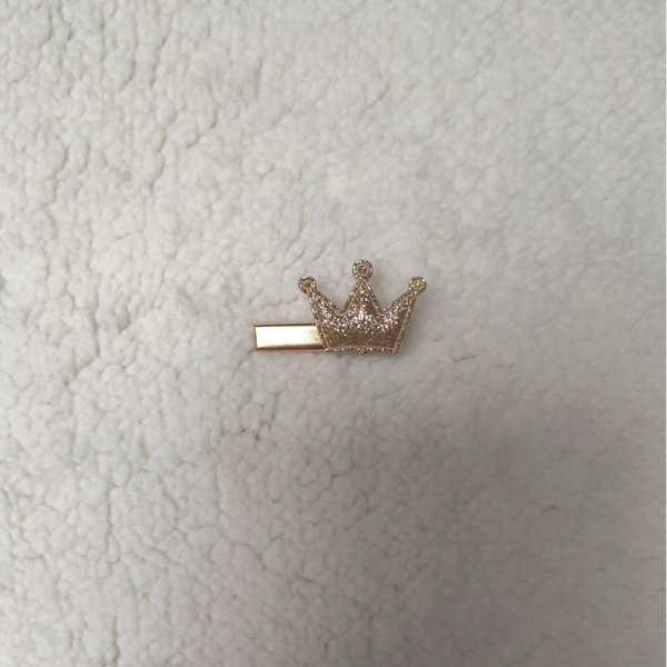 Alligator Clip Gouden Kroontje