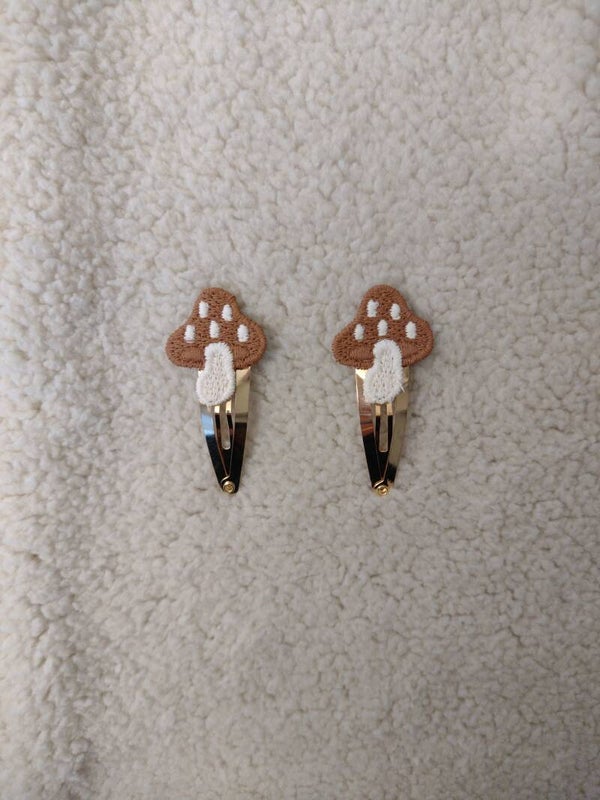 Klikklak Speldjes Paddenstoel Bruin