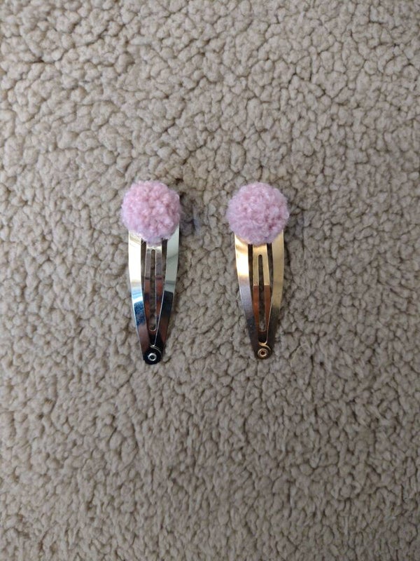 Klikklak Speldjes pompom Paars