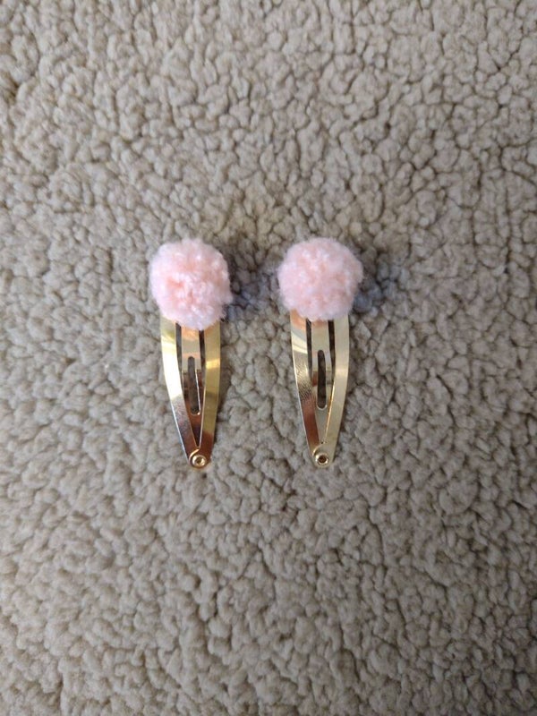 Klikklak Speldjes Pompom Perzik