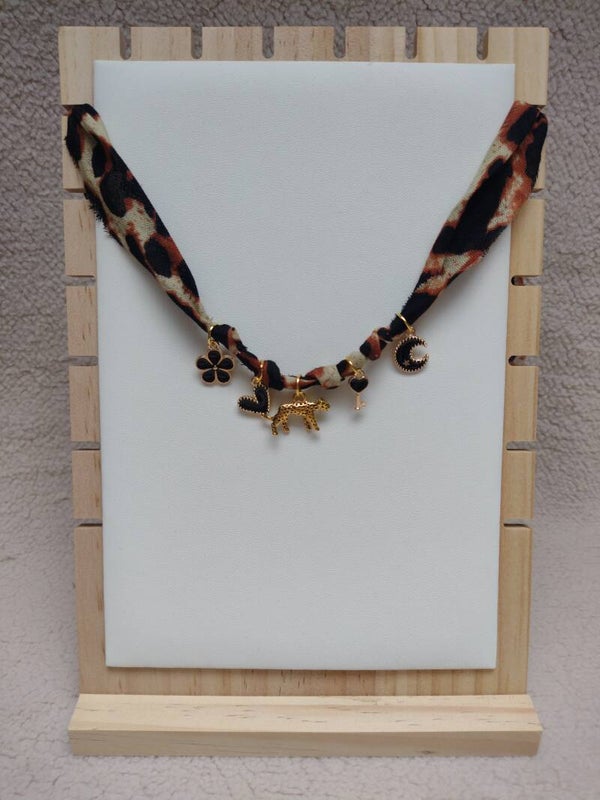 Bandana bedeltjes ketting Panter