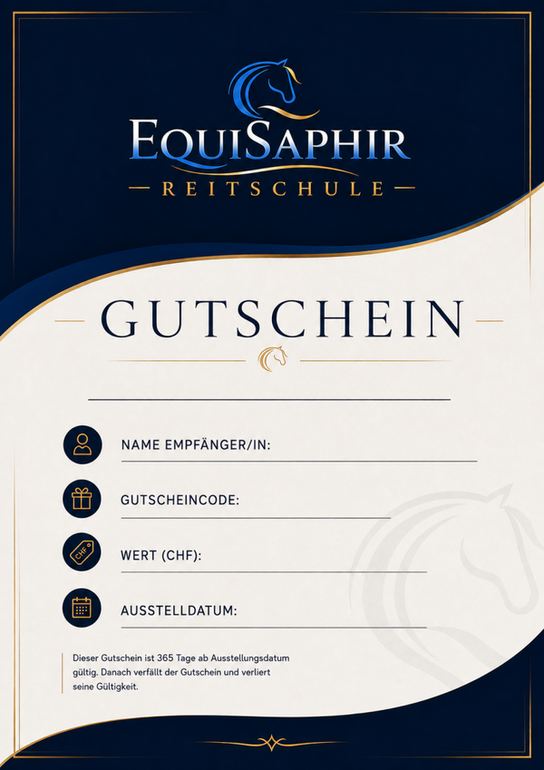 Gutschein EquiSaphir Reitschule