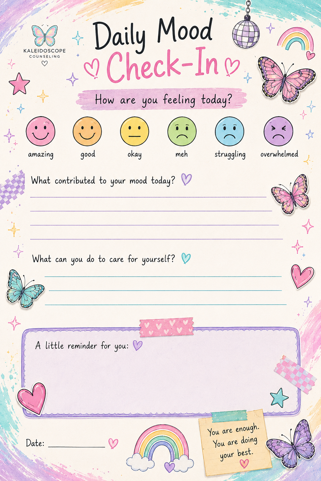 Daily Mood Check In