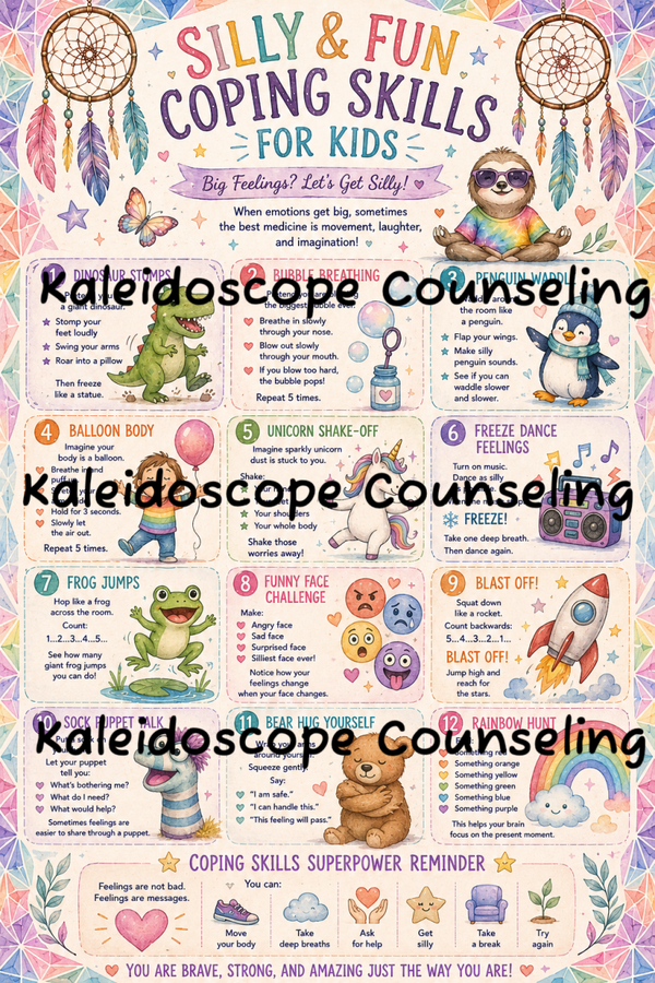 Silly and Fun Coping Skills for Kids