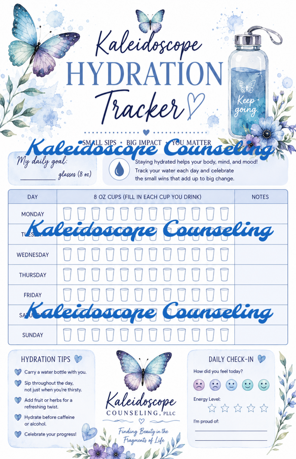 Kaleidoscope Hydration Tracker