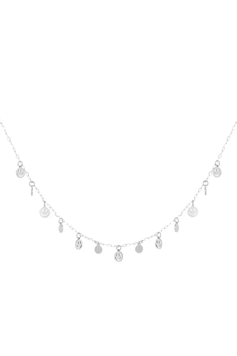 RVS ketting smileys