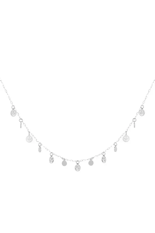 RVS ketting smileys