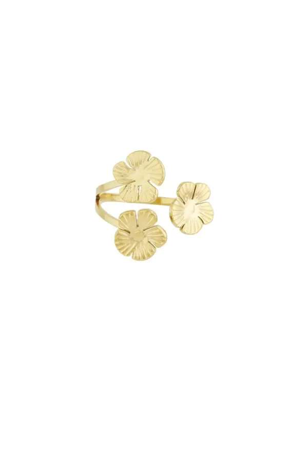 RVS ring flower trio