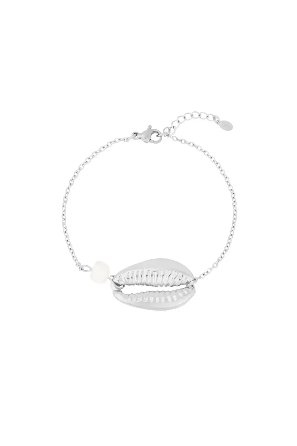 SALE RVS armband schelp