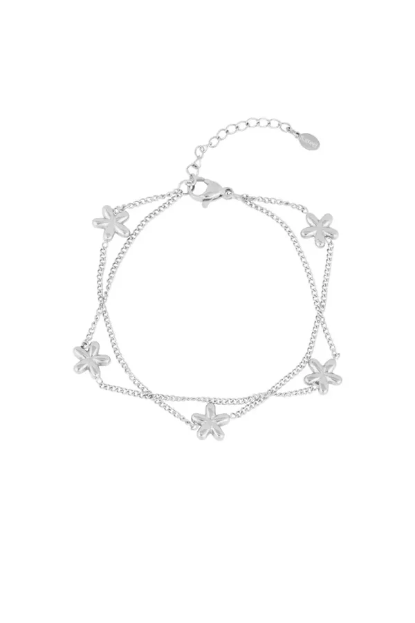 RVS armband flower bomb