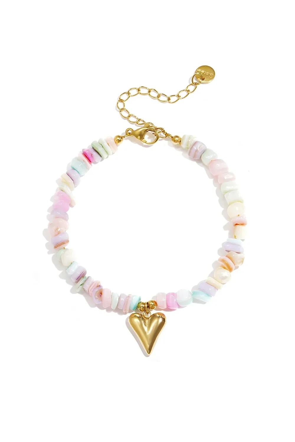 RVS armband steentjes