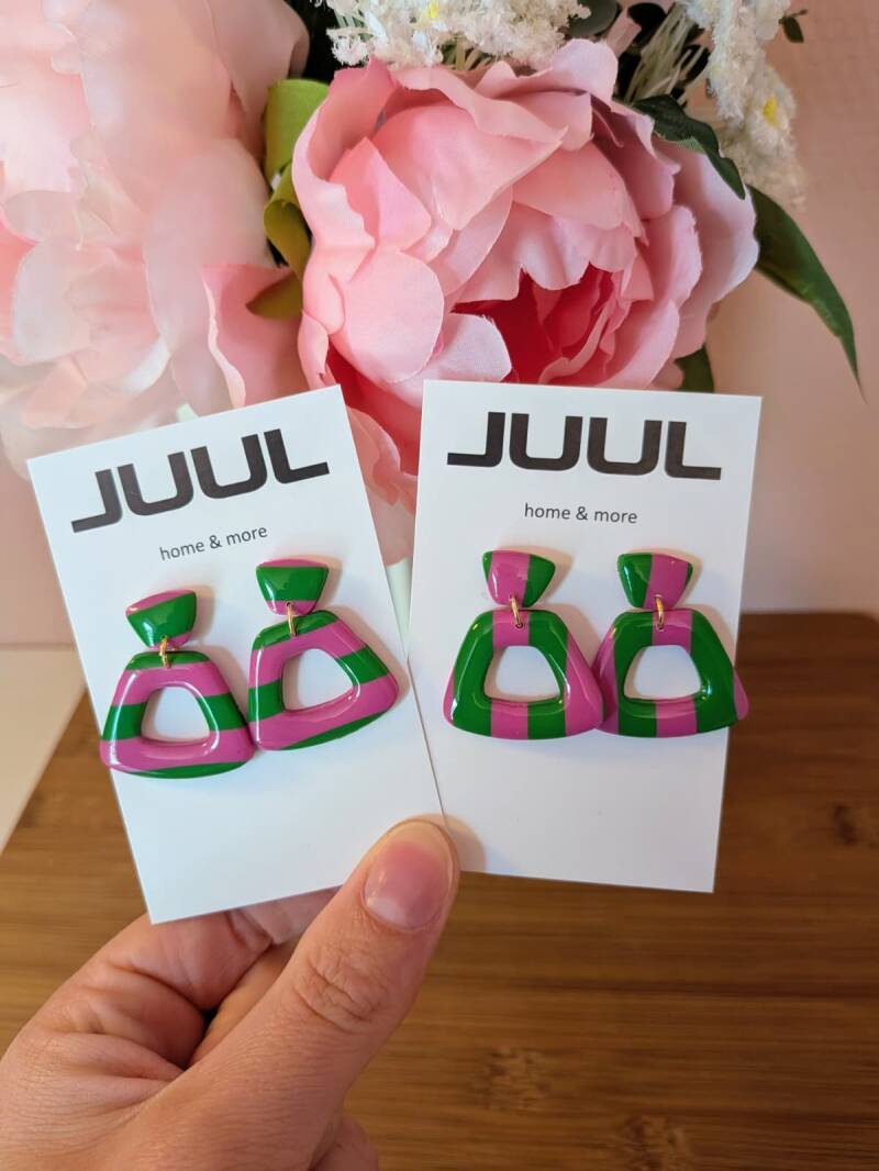 Zomer collectie groen/fuschia - trapeze