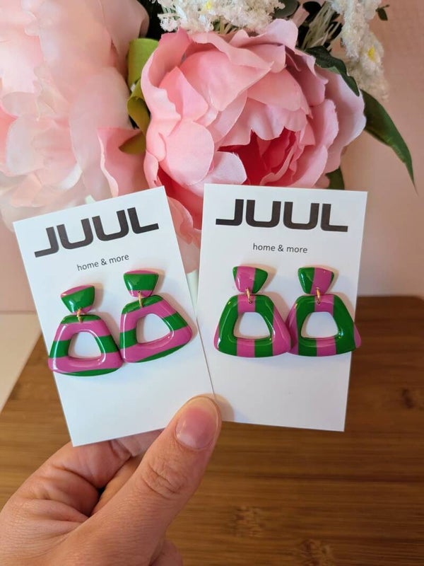 Zomer collectie groen/fuschia - trapeze