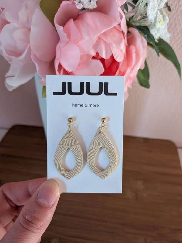 Basic beige - drop structuur