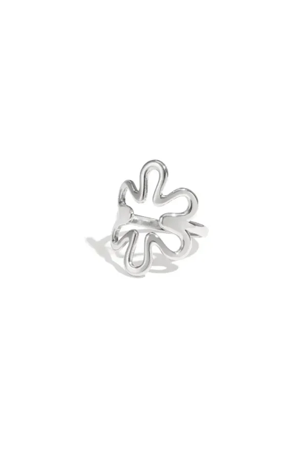 RVS ring bloem