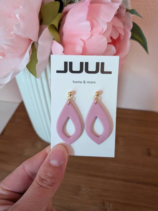 Basic oud roze - drop effen