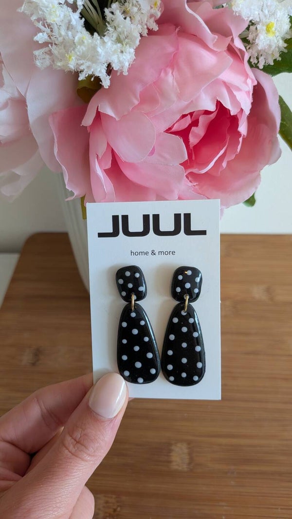 Polka dots zwart/wit - classic