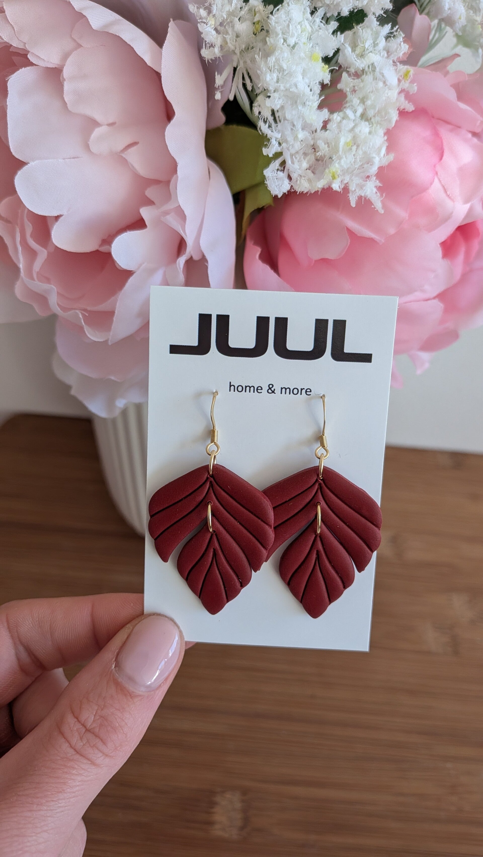 Amber - bordeaux rood