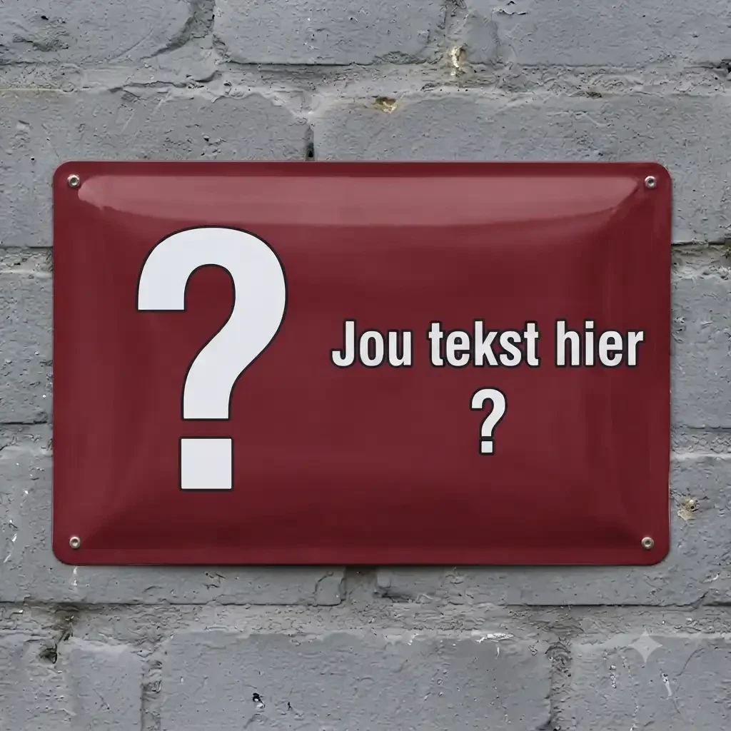 Aangepast Honden Bewakingsbord van Metaal