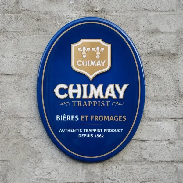 Chimay Acryl Schild Ovaal 2 modellen
