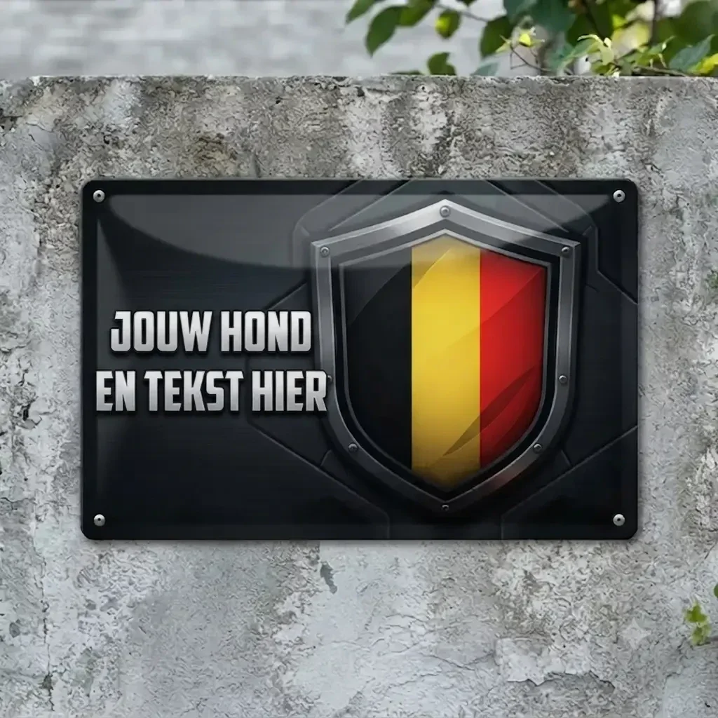 Gepersonaliseerd Metalen Bewakingsbord