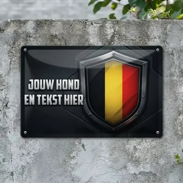 Gepersonaliseerd Metalen Bewakingsbord