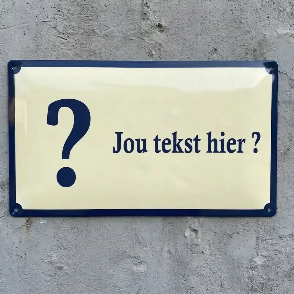 Gepersonaliseerd Bewakingsbord met Eigen Foto van je Hond en Tekst