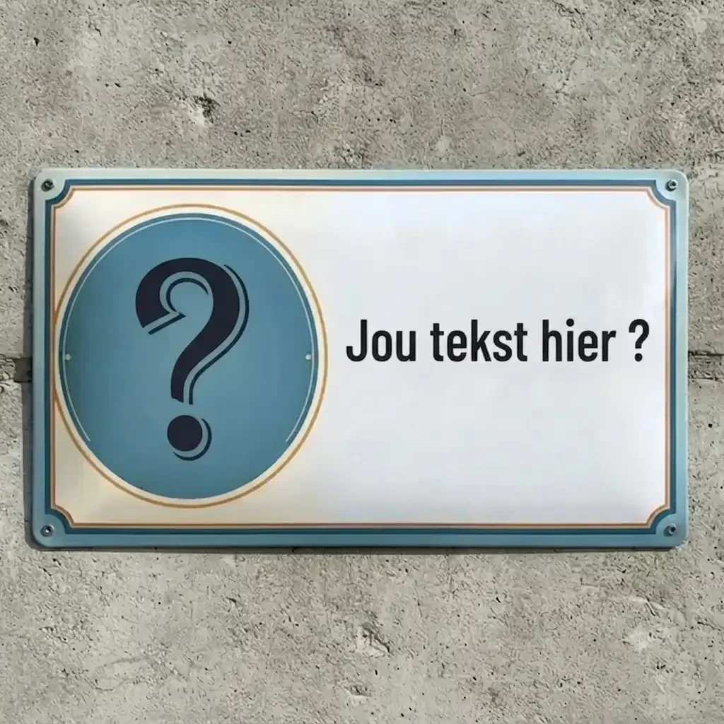 Gepersonaliseerd Bewakingsmetaalbord met Honden