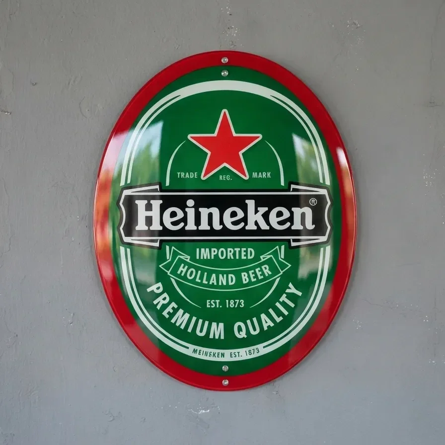 Heineken Acryl Schild 4mm 1 model