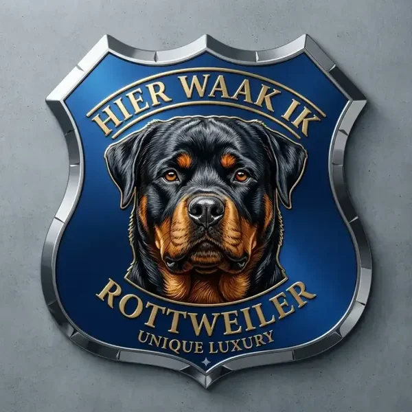 Luxe  Schild Rottweiler - 32x32 cm