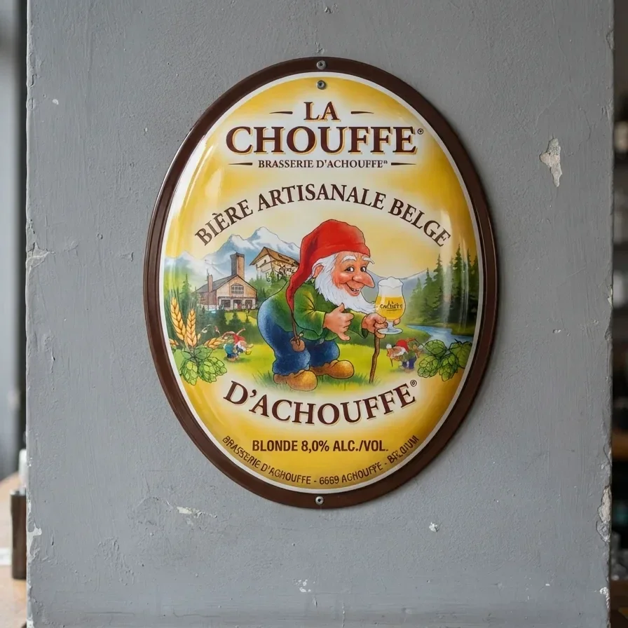 La Chouffe Acryl Schild 4mm 3 modellen