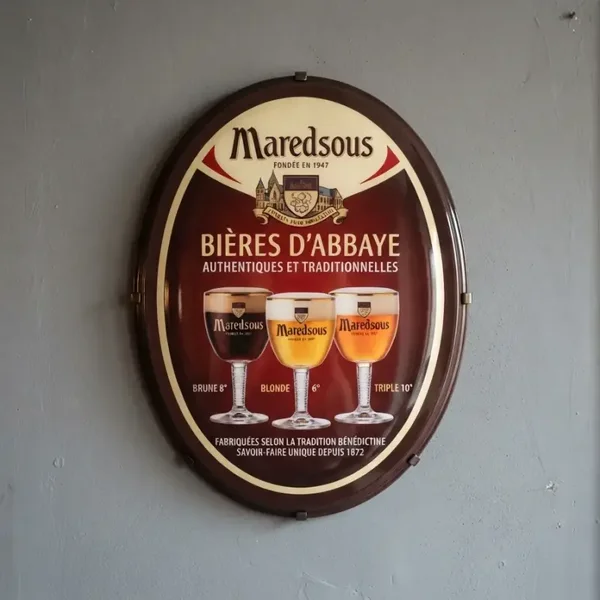Maredsous Acryl Schild Ovaal - 2 modellen