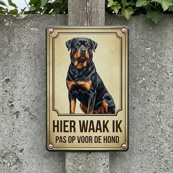 Metalen Duvel Reclamebord Vintage - 20x30 cm