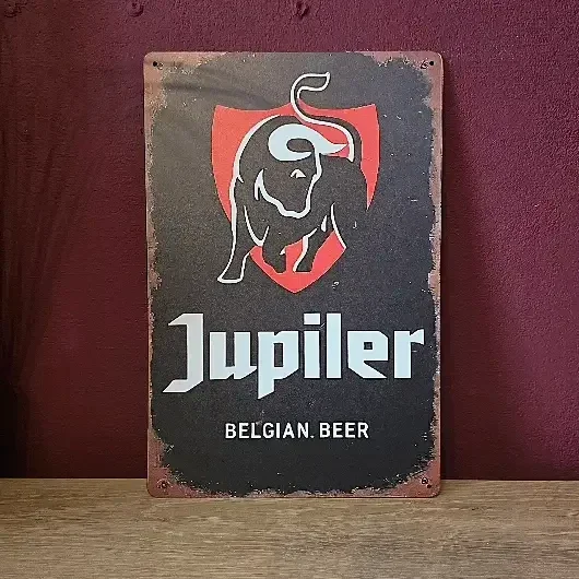 Metalen Jupiler Wandbord Vintage (20x30 cm)