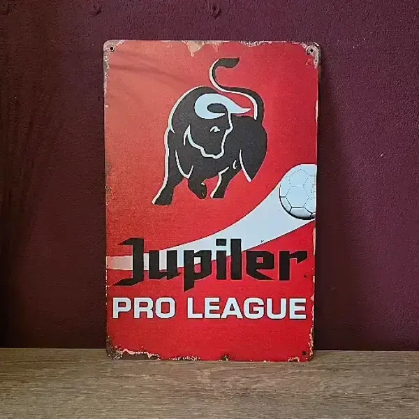 Metalen Wandbord Jupiler Pro League - 20x30 cm