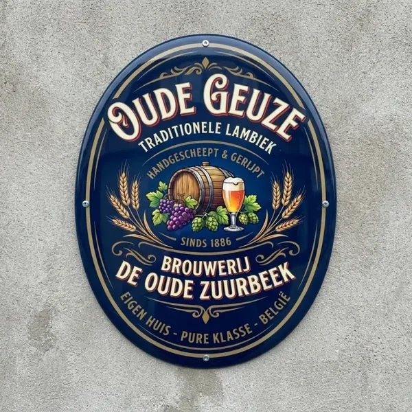 Acryl Oude Geuze Schild Brouwerij - 2 modellen