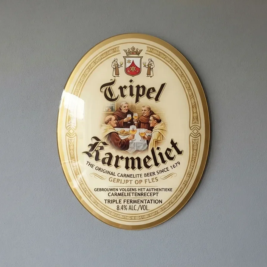 Tripel Karmeliet Acryl Schild 4mm 3 modellen
