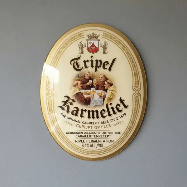 Tripel Karmeliet Acryl Schild 4mm 3 modellen