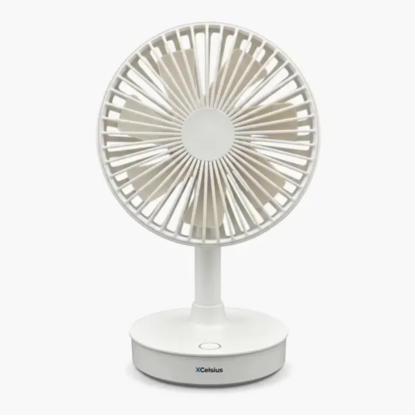 XCelsius Cool Serie Draadloze Tafelventilator - Oplaadbaar - Wit