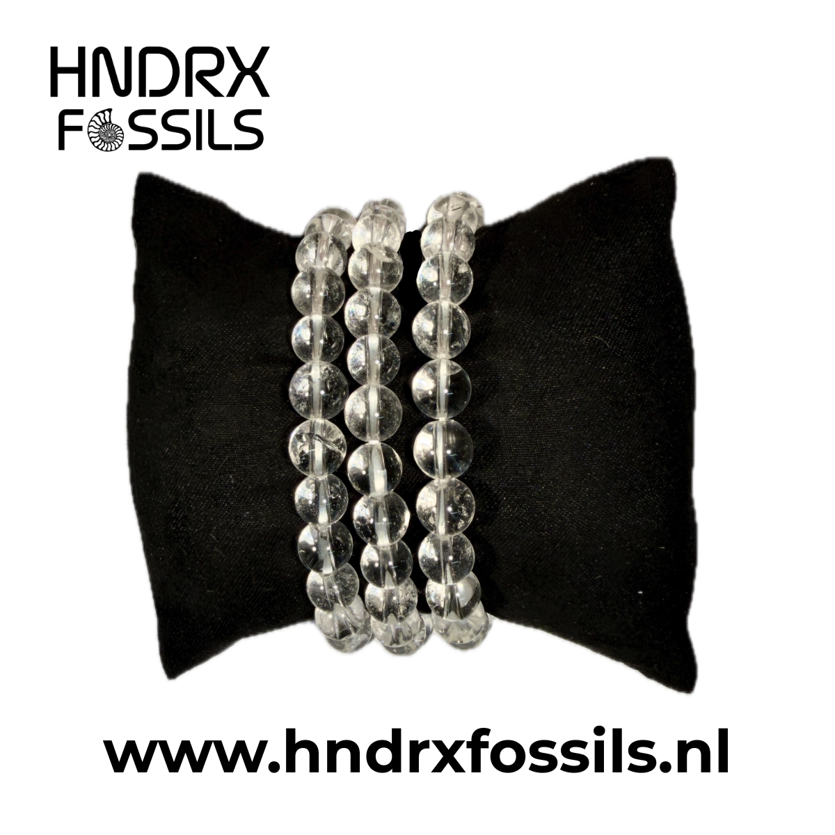 Bergkristal armband rond 8mm