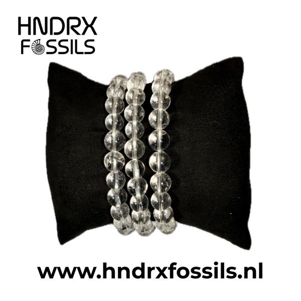 Bergkristal armband rond 8mm
