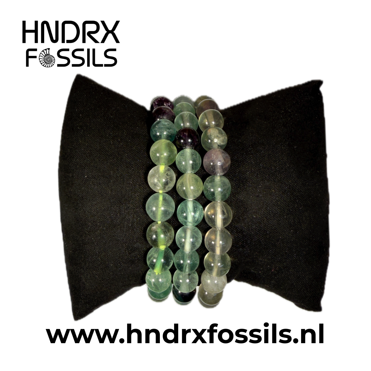 Fluoriet armband rond 8mm