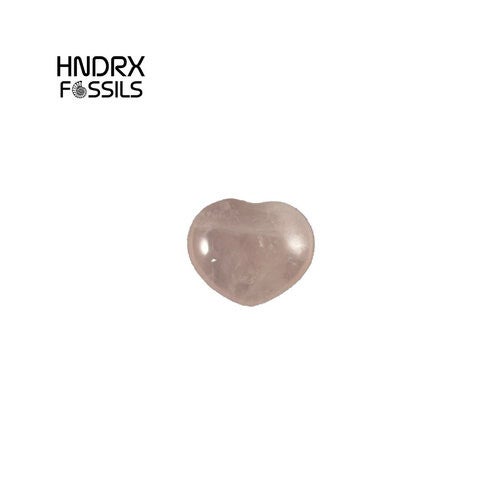 Rozenkwarts hartje 3,5 x 1,5 x 3 cm | 23 gram