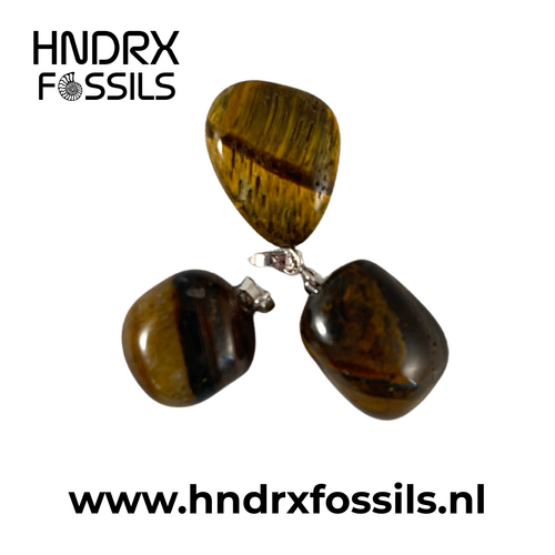 Tijgeroog hanger klein