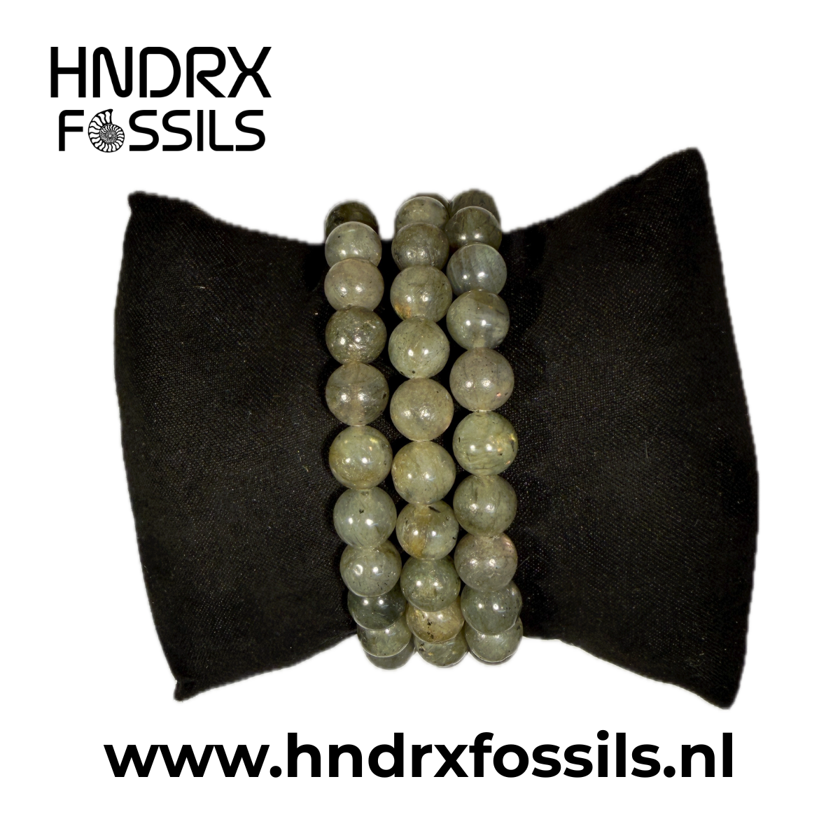 Labradoriet armband rond 8mm