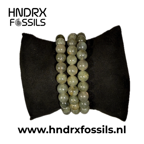 Labradoriet armband rond 8mm