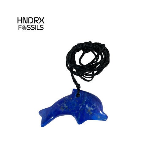 Dolfijn hanger Lapis Lazuli (Bijgekleurd)