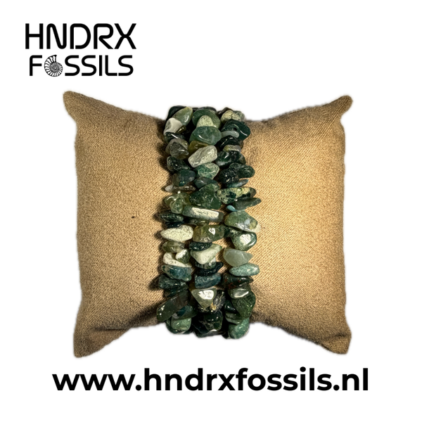 Mos Agaat split armband